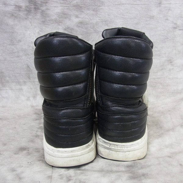 実際に弊社で買取させて頂いたDIET BUTCHER SLIM SKIN/ダイエットブッチャースリムスキン 14AW ハイカットボリューム レザースニーカー/41の画像 1枚目