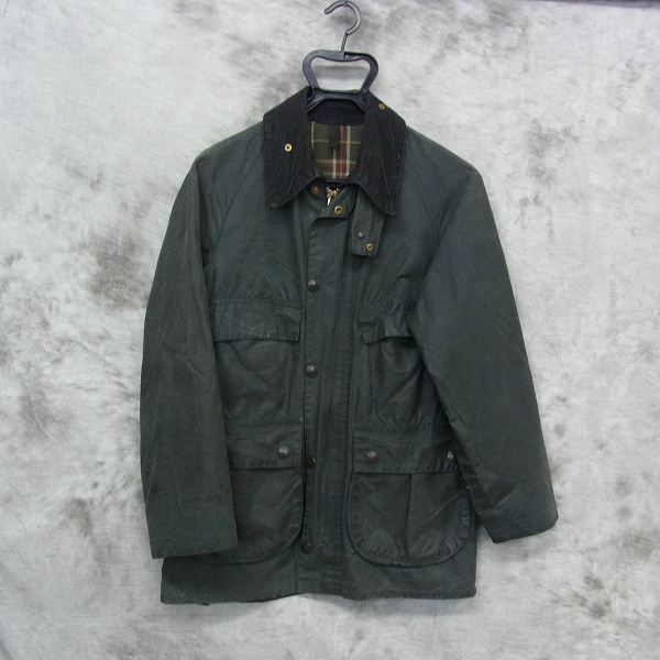 実際に弊社で買取させて頂いたBarbour/バブアー BEDALE/ビデイル オイルドジャケット チャコール/34