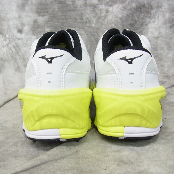 実際に弊社で買取させて頂いたMIZUNO/ミズノ ゴルフシューズ ネクスライト 002ボア ダイヤル式/51GM152692/ホワイト×イエロー/25.0cm/3Eの画像 1枚目