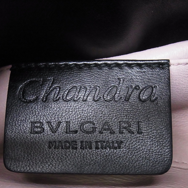 実際に弊社で買取させて頂いたBVLGARI/ブルガリ チャンドラ パテントレザー×デニム 2WAY ショルダー ハンドバッグの画像 5枚目