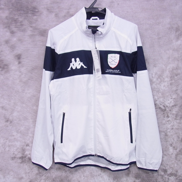 実際に弊社で買取させて頂いた【未使用】Kappa/カッパ ゴルフウェア スマーテック アウタージャージ ホワイト/L