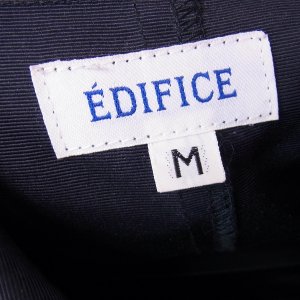 実際に弊社で買取させて頂いたEDIFICE/エディフィス ナイロンZIPアップジャケット ブラック Mの画像 2枚目