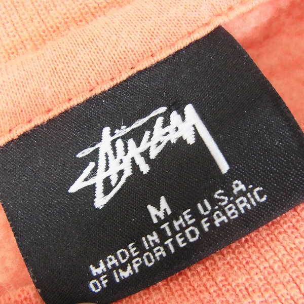 実際に弊社で買取させて頂いたSTUSSY/ステューシー 裏起毛 スウェットトレーナー Mの画像 2枚目