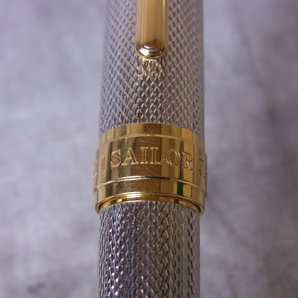 実際に弊社で買取させて頂いたSAILOR/セーラー 万年筆 JAPAN FOUNDED 1911 コンビカラー 14K/585　H-Fの画像 3枚目