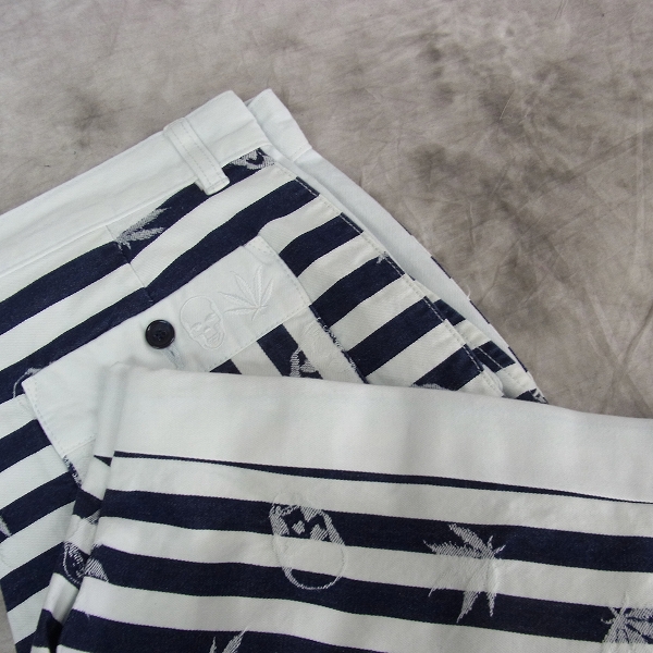 実際に弊社で買取させて頂いた lucien pellat-finet/ルシアンペラフィネ 総柄/デニムセットアップ/Sの画像 8枚目