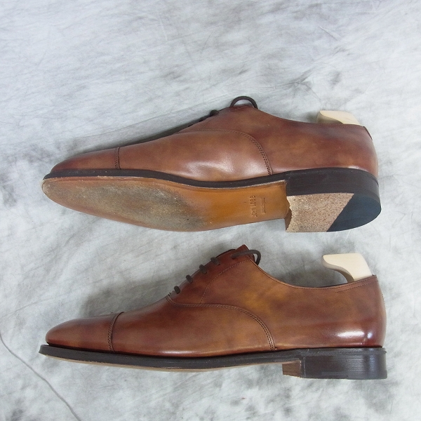 実際に弊社で買取させて頂いたJOHN LOBB/ジョンロブ CITY II/シティ2 ラスト7000 ブラウン 純正シューツリー付き/6.5Dの画像 3枚目