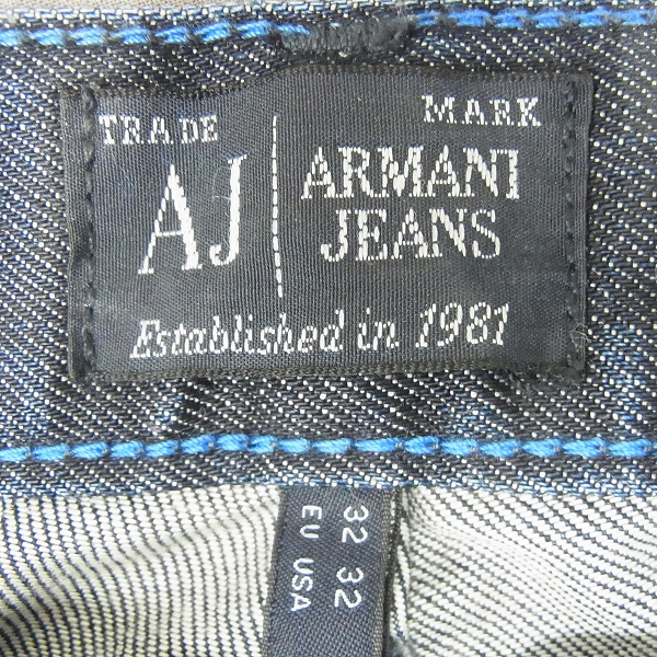 実際に弊社で買取させて頂いたARMANI JEANS/アルマーニジーンズ AJ ジーンズ パンツ J23 Slim/W32/L34の画像 3枚目