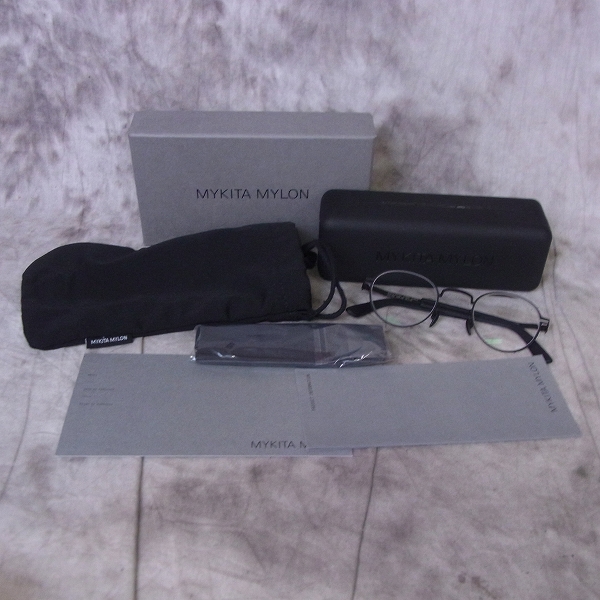 実際に弊社で買取させて頂いたMYKITA MYLON/マイキータ QUINCE 度入り眼鏡/メガネフレームの画像 6枚目