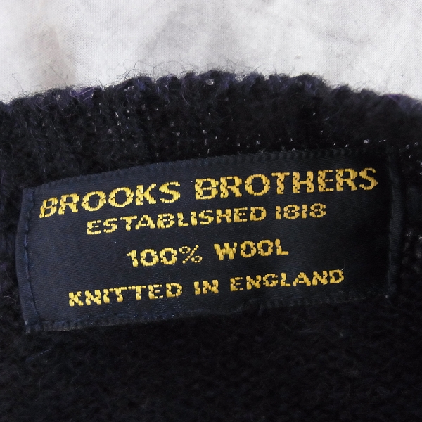 実際に弊社で買取させて頂いたBrooks Brothers/ブルックスブラザーズ ウール クルーネックニット/セーターの画像 2枚目
