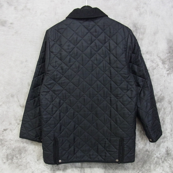 実際に弊社で買取させて頂いたMACKINTOSH/マッキントッシュ キルティングジャケット ブラック/Lの画像 1枚目