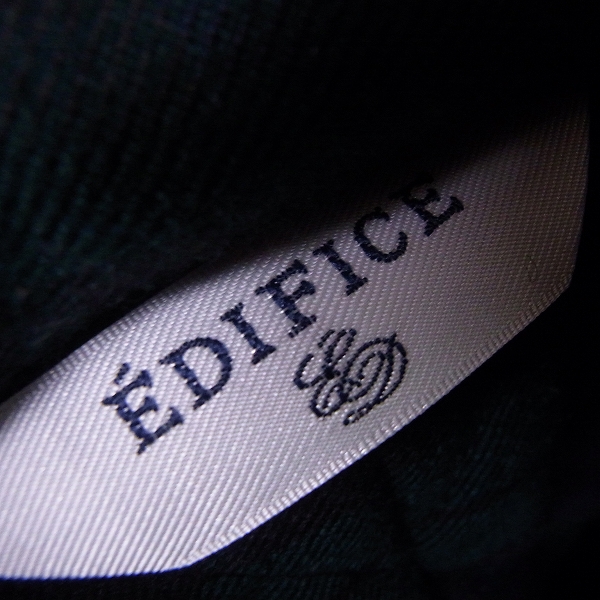 実際に弊社で買取させて頂いたEDIFICE/エディフィス ジップアップウールPコート/アウター38の画像 2枚目