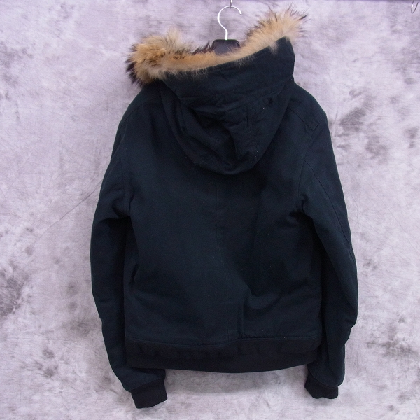 実際に弊社で買取させて頂いたFACTOTUM/ファクトタム リアルファー フード付き N2B アウター/48の画像 1枚目