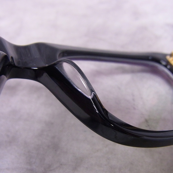 実際に弊社で買取させて頂いたOLIVER GOLDSMITH/オリバーゴールドスミス 度入り眼鏡 CONSUL-s/NEROの画像 2枚目