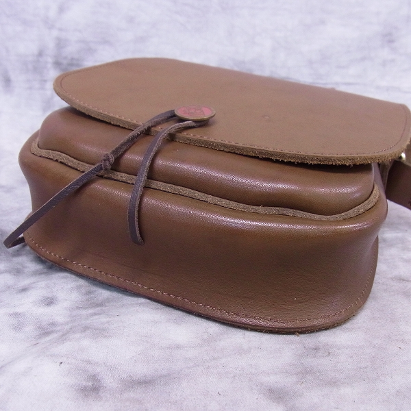 実際に弊社で買取させて頂いたRockSteady×PORTER/ロックステディ×ポーターRSW LEATHER SHOULDER BAG ブラウンの画像 2枚目