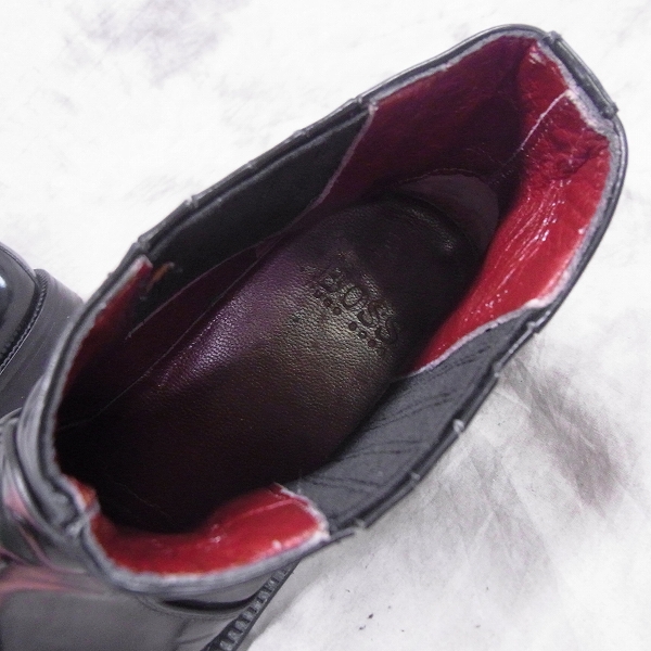 実際に弊社で買取させて頂いたHUGO BOSS/ヒューゴボス サイドゴア/エラスティック ブーツ UK6.5の画像 4枚目