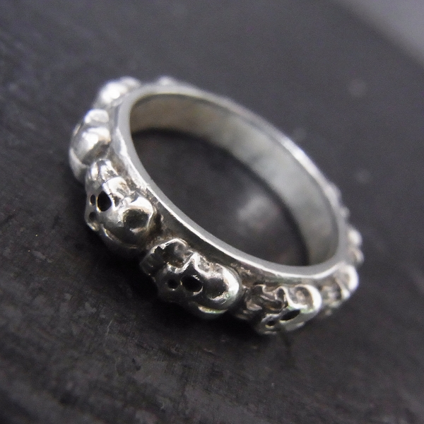 実際に弊社で買取させて頂いたLoree Rodkin/ローリーロドキン スカルバンド リング 18号