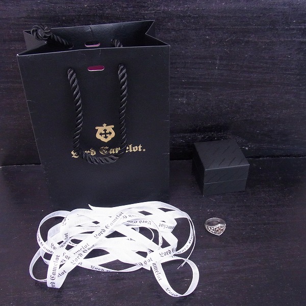 実際に弊社で買取させて頂いたLord Camelot/ロードキャメロット フレア/百合 シールド リング 16.5～17号の画像 6枚目