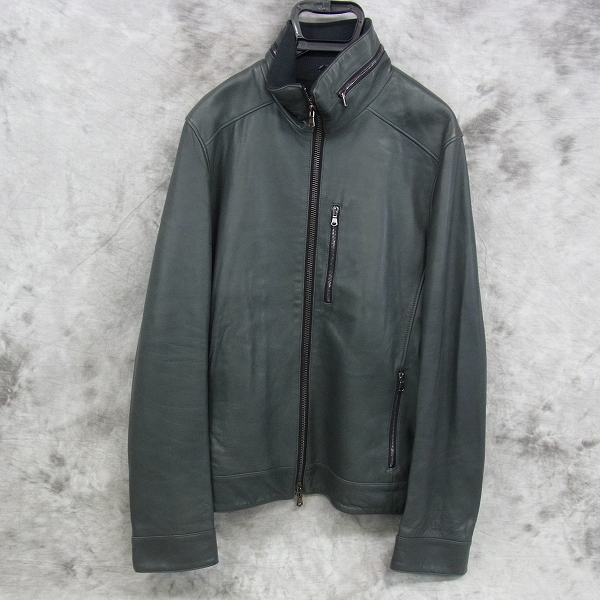実際に弊社で買取させて頂いたjunhashimoto/ジュンハシモト 14AW INNER RIDERS カーフレザーライダース/LET1302017/6