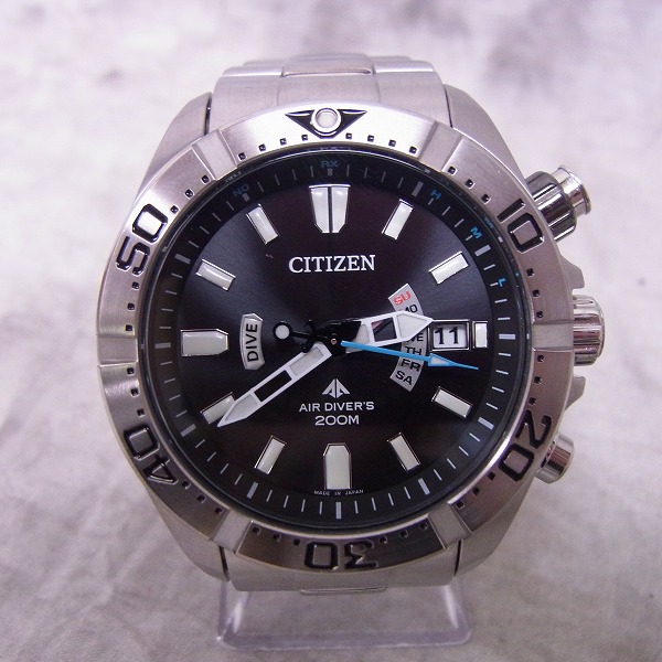 実際に弊社で買取させて頂いたCITIZEN/シチズン AIR DIVER'S/エアダイバーズ 200M PMD56-3081の画像 1枚目