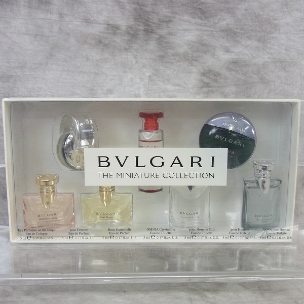 実際に弊社で買取させて頂いたBVLGARI/ブルガリ ミニチュアコレクション 5ml×7P