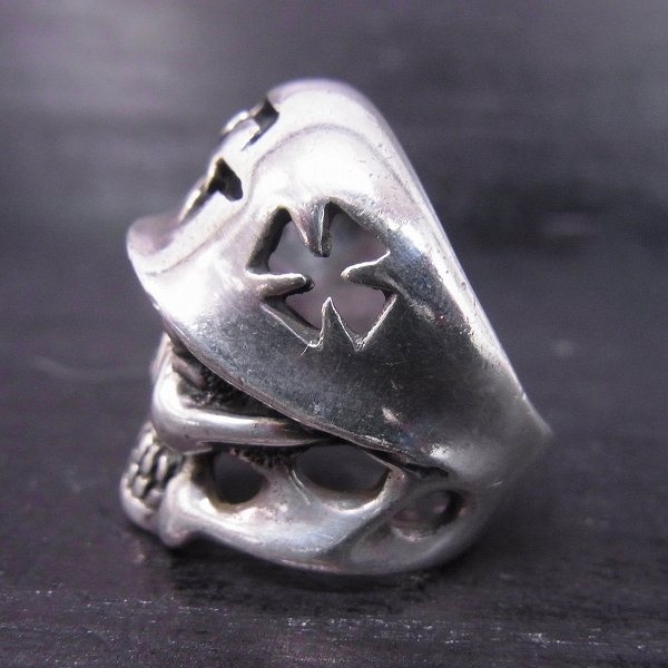 実際に弊社で買取させて頂いたTRAVIS WALKER/トラヴィスワーカー 80/100 ヘルメットスカルリングの画像 2枚目