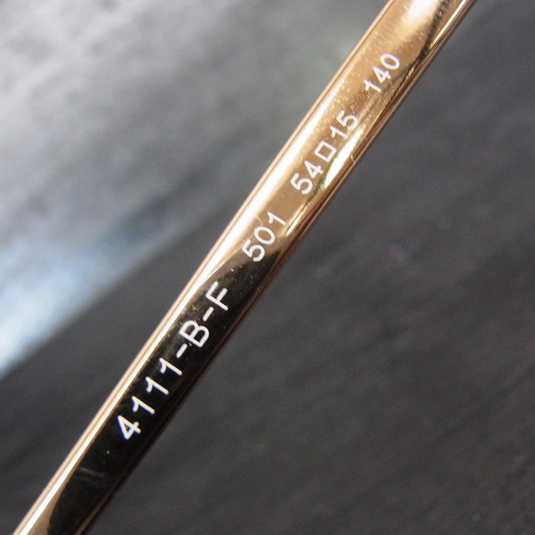 実際に弊社で買取させて頂いたBVLGARI/ブルガリ 眼鏡/メガネフレーム 4111-B-F 501の画像 3枚目