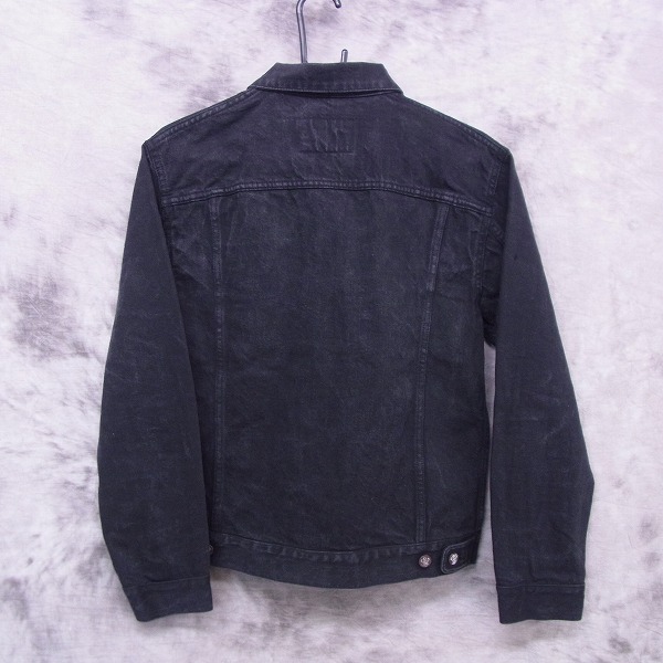 実際に弊社で買取させて頂いたCELT&COBRA/ケルト&コブラ CJK-3 デニムジャケット ブラック Lの画像 1枚目