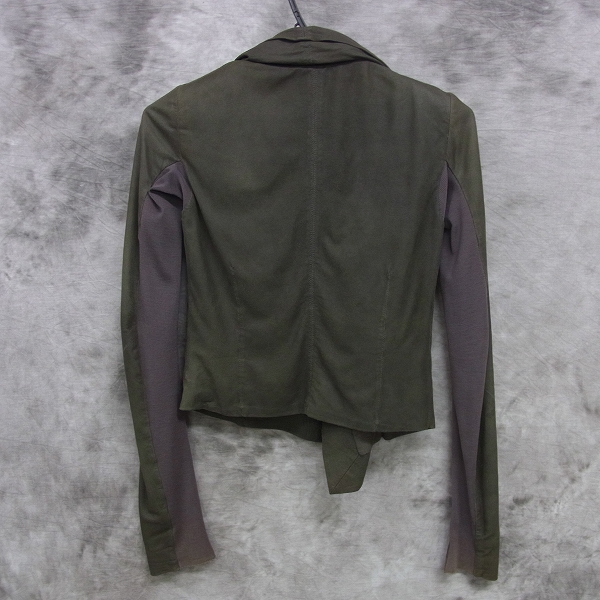 実際に弊社で買取させて頂いたRick Owens/リックオウエンス 12SS レディース ライダース/38の画像 1枚目