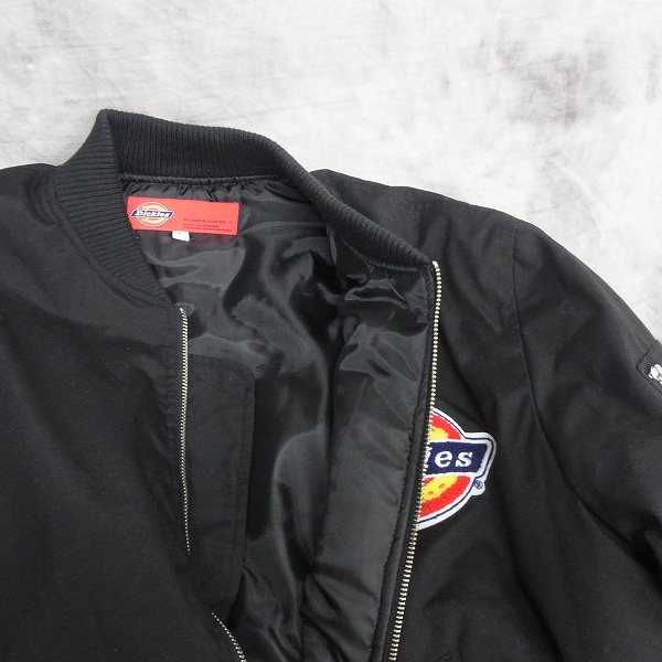 実際に弊社で買取させて頂いたDickies/ディッキーズ  TCウェザーMA-1 ミリタリージャケット 173M10EC04/Lの画像 4枚目