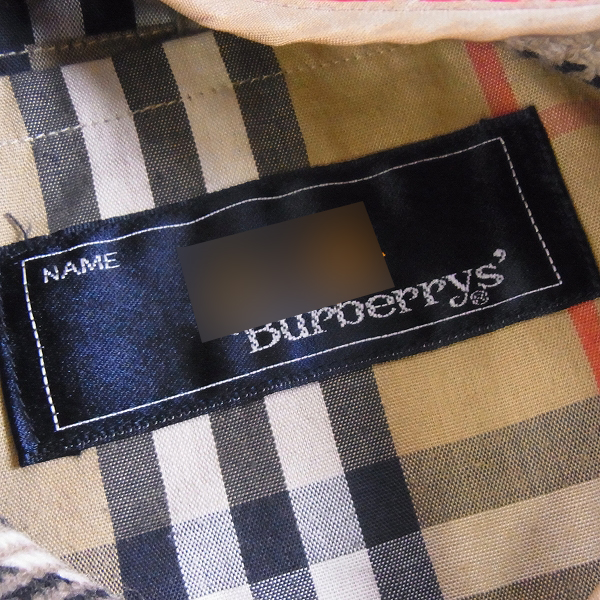 実際に弊社で買取させて頂いたBURBERRY PRORSUM/バーバリープローサム ステンカラーコート/ライナー タータンチェックの画像 3枚目