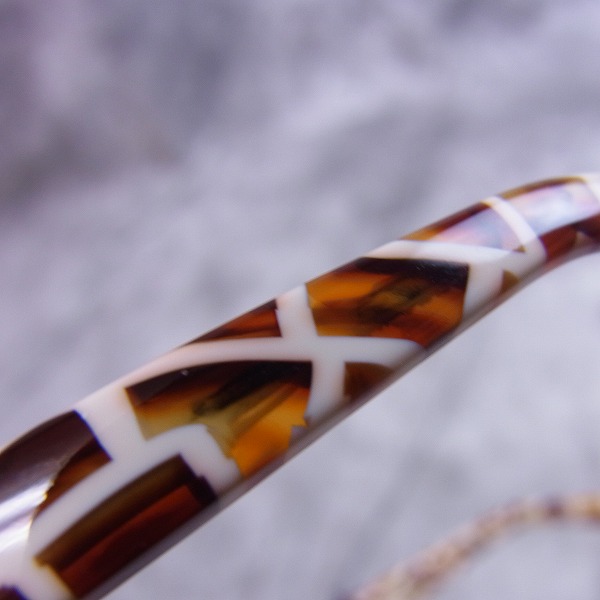 実際に弊社で買取させて頂いたless than human/レスザンヒューマン shinden/シンデン キリン メガネフレーム 9610Kの画像 5枚目