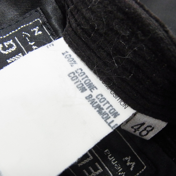 実際に弊社で買取させて頂いたHELMUT LANG/ヘルムートラング コットン コーデュロイ ジャケット イタリア製/48の画像 5枚目