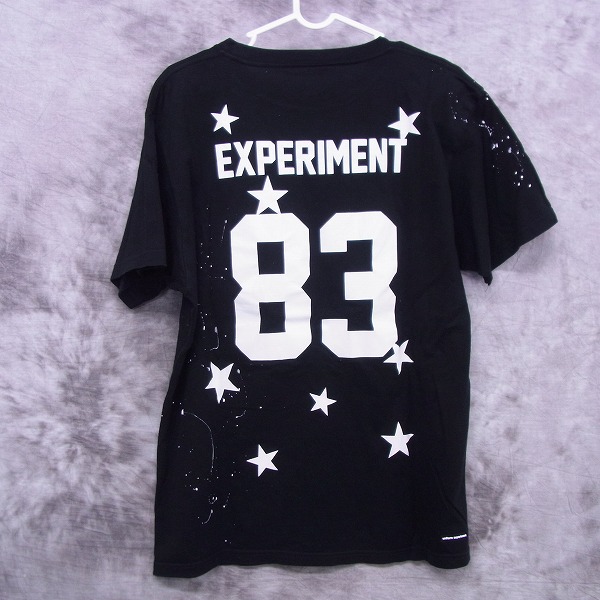 実際に弊社で買取させて頂いたUniform Experiment/ユニフォームエクスペリメント 16SS ペイントスプラッタープリントTシャツ 黒 UE-160053/2の画像 1枚目