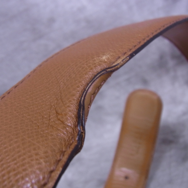 実際に弊社で買取させて頂いたBVLGARI/ブルガリ ラウンドバックルレザーベルトの画像 7枚目