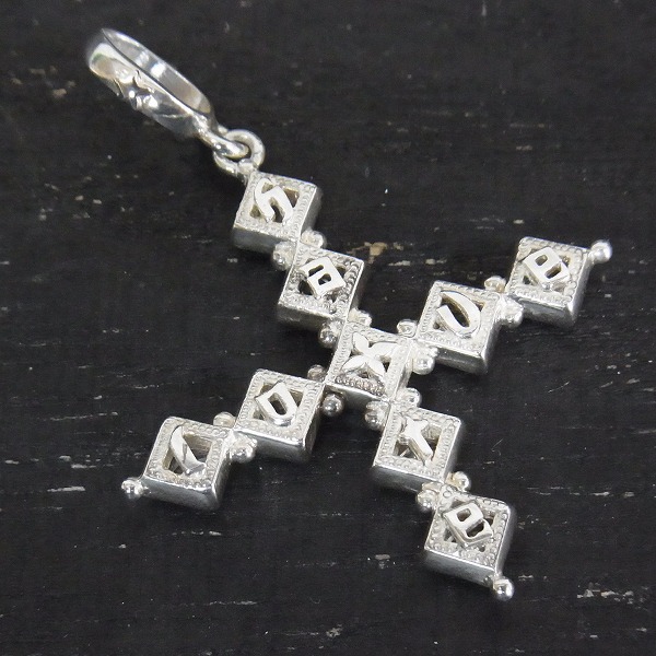 実際に弊社で買取させて頂いた【ギャラ付】Loree Rodkin/ローリーロドキン LOVE & HATE クロスペンダントの画像 1枚目