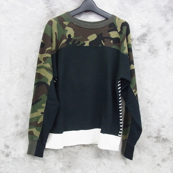 実際に弊社で買取させて頂いたSOPHNET./ソフネット CAMOUFLAGE PANEL BORDER CREW NECK SWEAT/SOPH-167098/S