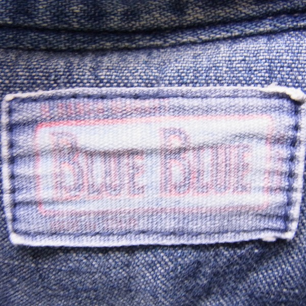 実際に弊社で買取させて頂いたBLUE BLUE/ブルーブルー ウエスタンシャツ/デニムシャツ 3/（L）の画像 2枚目