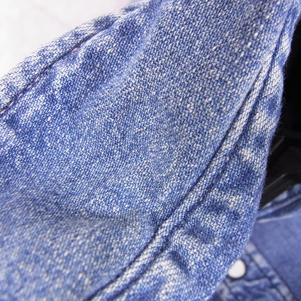 実際に弊社で買取させて頂いたBLUE BLUE/ブルーブルー ウエスタンシャツ/デニムシャツ 3/（L）の画像 6枚目