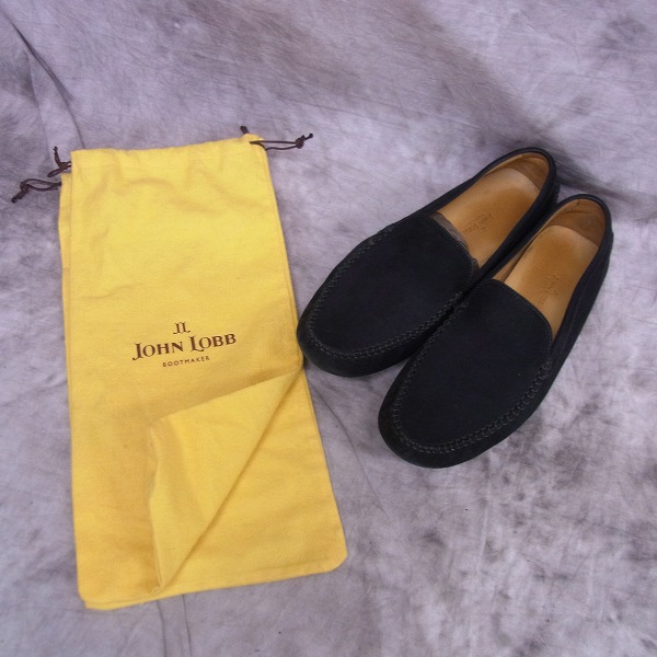 実際に弊社で買取させて頂いたJohn Lobb/ジョンロブ スエード ローファー/ドライビングシューズ 8Wの画像 8枚目