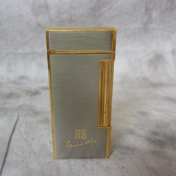 実際に弊社で買取させて頂いたGIVENCHY/ジバンシィ ローラーガスライター ゴールド×シルバーの画像 1枚目