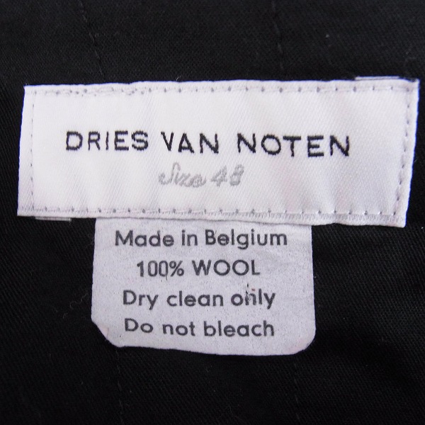 実際に弊社で買取させて頂いたDries Van Noten/ドリスヴァンノッテン ウールブルゾン/コート/48の画像 2枚目