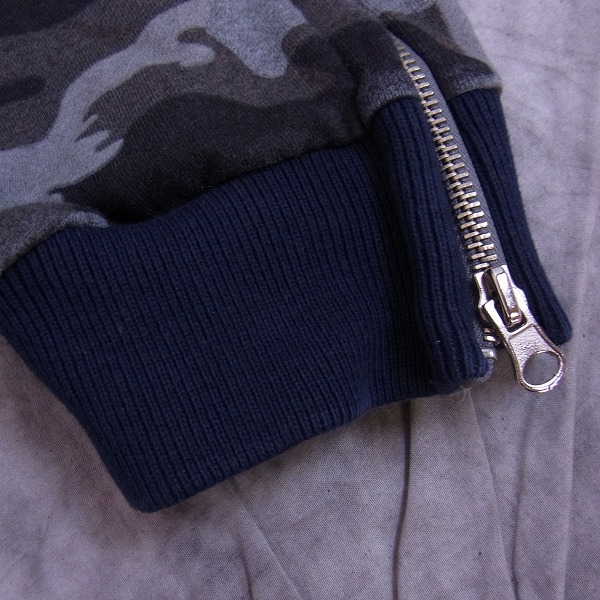 実際に弊社で買取させて頂いたHYDROGEN/ハイドロゲン 迷彩カモ zip/ワッペン スウェットパンツ/ジョガーパンツ Mの画像 7枚目