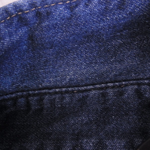 実際に弊社で買取させて頂いたBLUE BLUE/ブルーブルー 半袖 デニム シャツ インディゴブルー/2の画像 3枚目