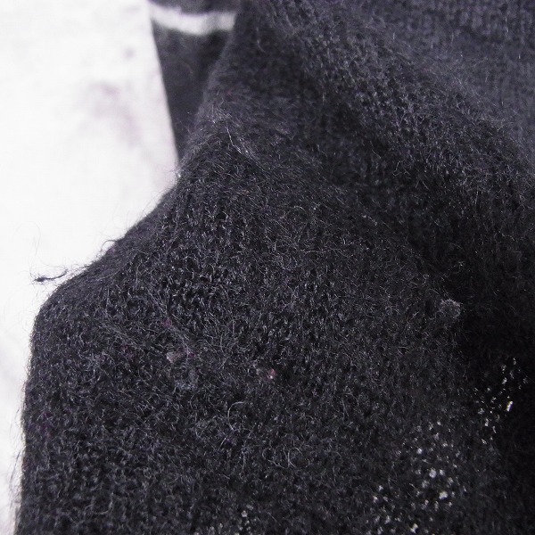 実際に弊社で買取させて頂いたFACTOTUM/ファクトタム ボーダー モヘヤニットカーディガン 48の画像 5枚目