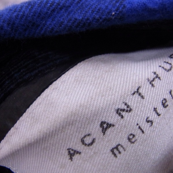 実際に弊社で買取させて頂いたACANTHUS/アカンサス 2015AW インナーキルティングシャツジャケット JK1511/Sの画像 5枚目
