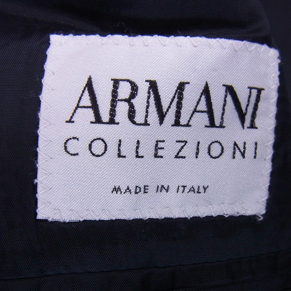 実際に弊社で買取させて頂いたARMANI COLLEZIONI/アルマーニコレツィオーニ 2B シングル テーラードジャケット/46の画像 2枚目