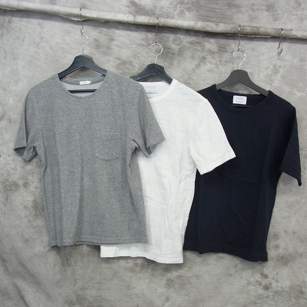 実際に弊社で買取させて頂いたEDIFICE/エディフィス Tシャツ/チェック柄シャツ等トップス 6点セットの画像 2枚目