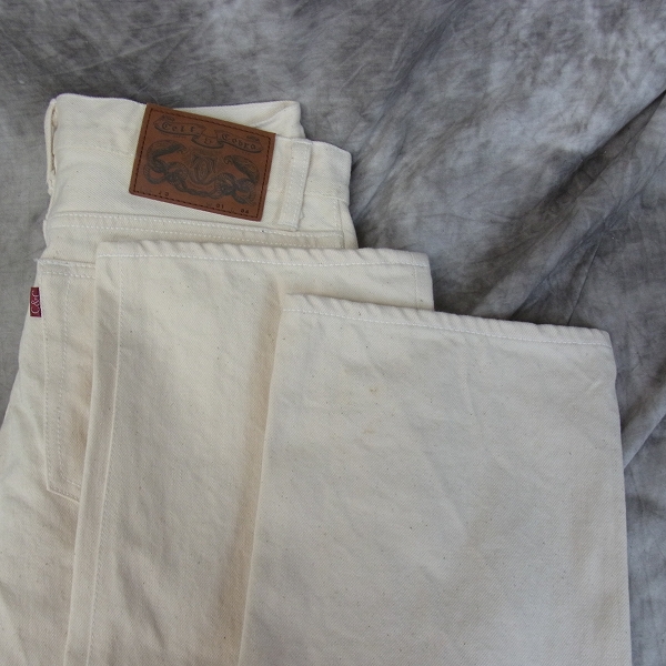 実際に弊社で買取させて頂いたCELT&COBRA/ケルト&コブラ ホワイトデニムパンツ J3/31の画像 8枚目