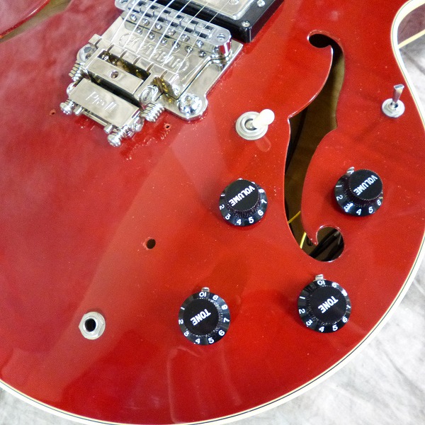 実際に弊社で買取させて頂いた★Fujigen/フジゲン MSA-HP 日本製 カスタム セミアコ エレキギター ハードケース付の画像 4枚目