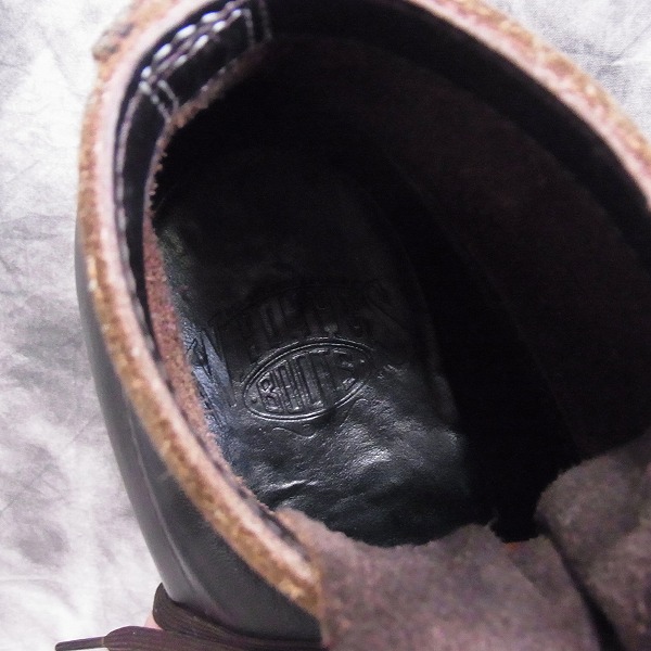 実際に弊社で買取させて頂いたWHITE’SBOOTS/ホワイツブーツ セミドレスブーツ/BRN/ダークブラウン DRESS 2332-C /6.5E の画像 4枚目